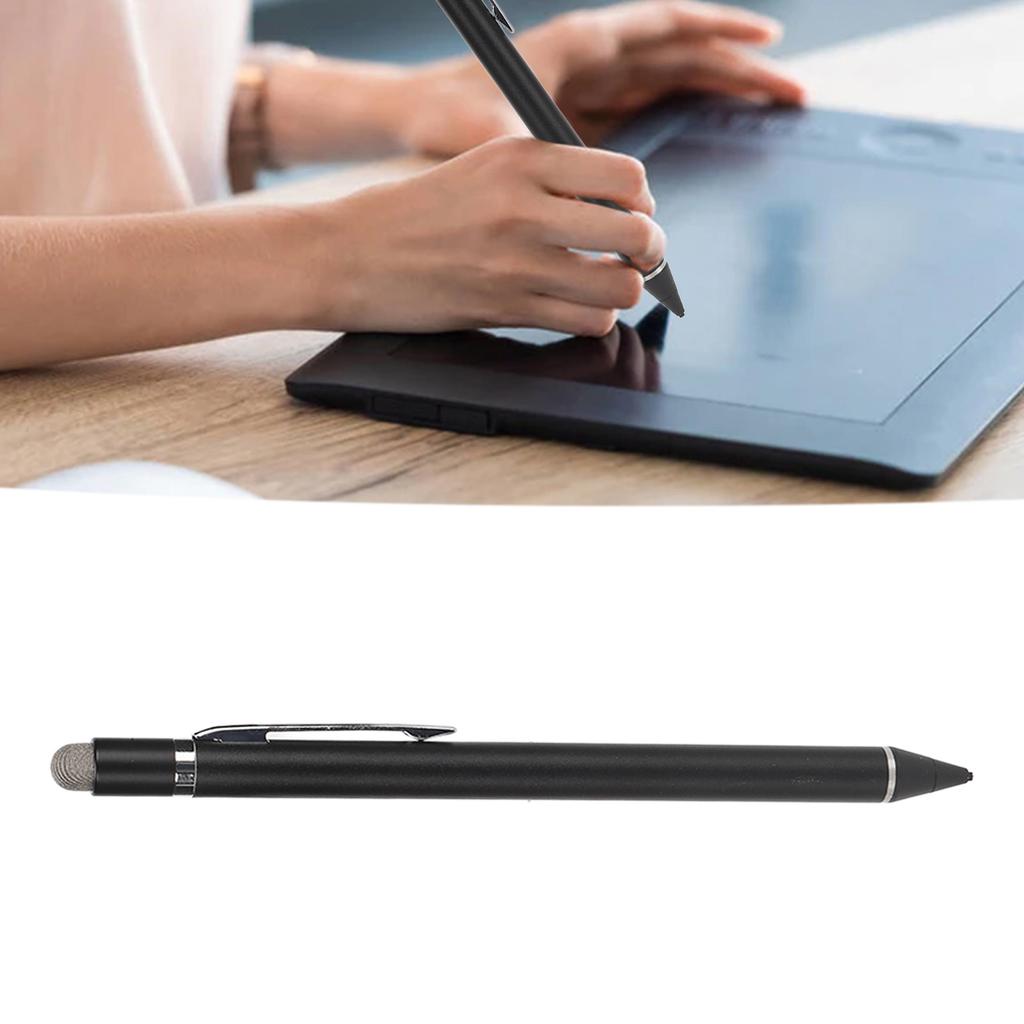 Aktiver Stift 5V 0,2A Schlank Stilvoll Aluminiumlegierung Tragbar Kapazitiver Stift mit Feiner Spitze für Mobiltelefon Tablet