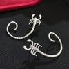 Cute Scorpion Ear Crawler | Gothic Punk Earrings | Women's Avant Garde Aesthetic Jewelry