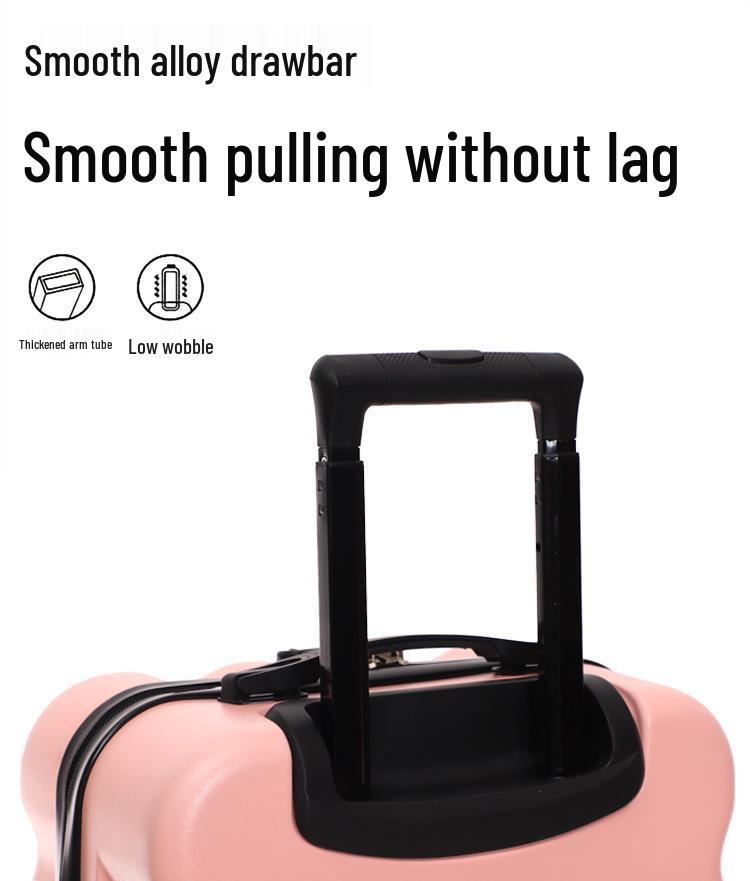 Children's Fashion Cartoon Trolley Case with Universal Wheels & Combination Lock