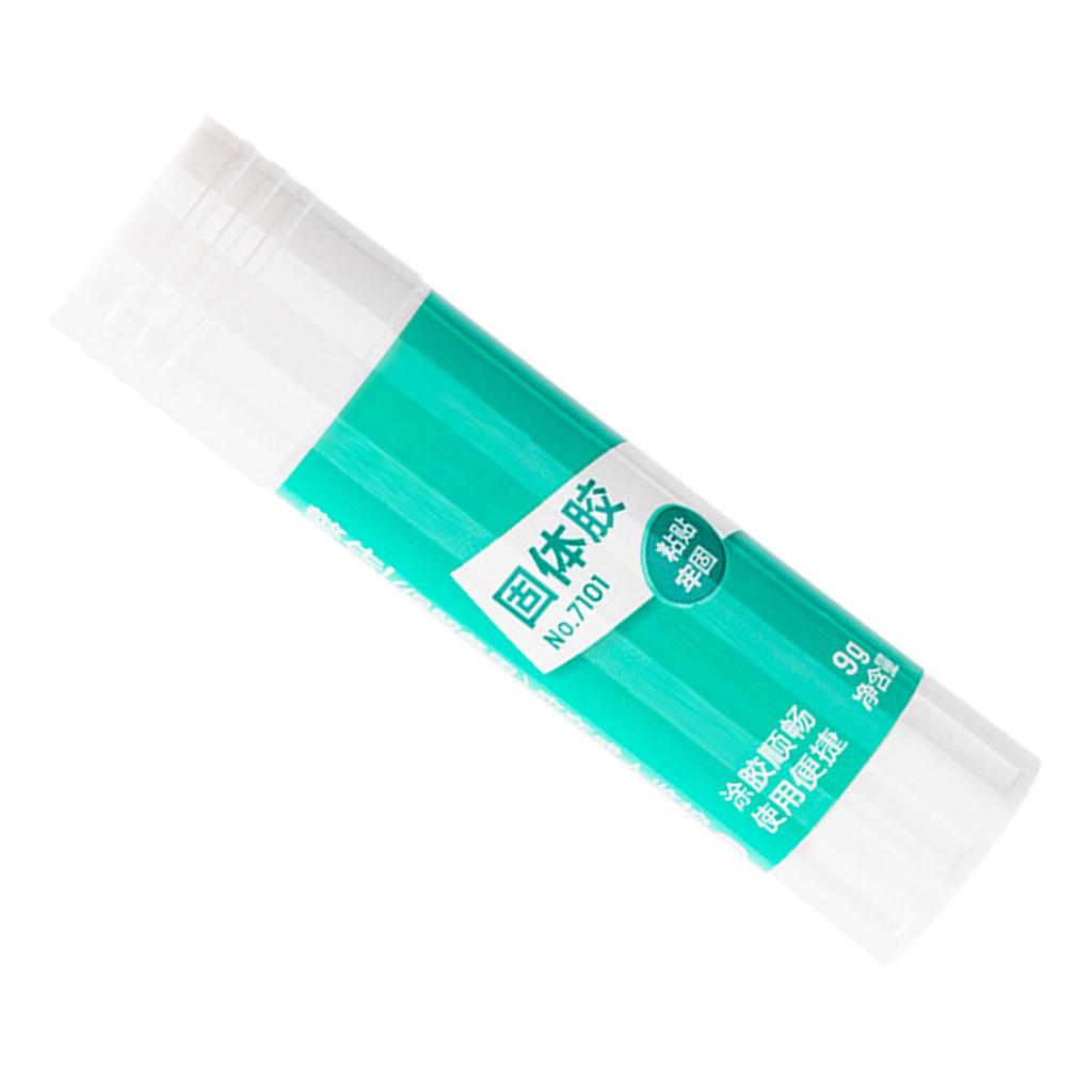 9g Solid Glue Stick Strong Adhesives All Purpose PVA Glue Stick Uniform Long Lasting for Home Office School White