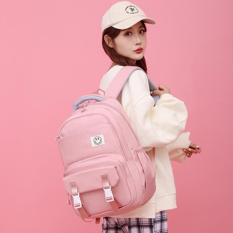 Large Capacity Oxford Cloth Casual Backpack For High School Students Simple Urban Style Wear-resistant Unisex