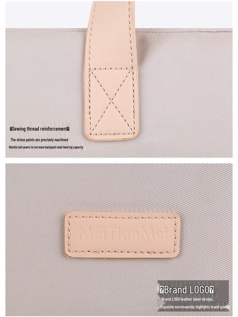 Stoßfeste Laptop-Tasche mit großem Fassungsvermögen für Huawei 14-15,6 Zoll, Einzelne Schulter & Handheld für Frauen