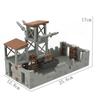 DIY Military Base Building Set: Compatible with Small Particle Blocks - Battle Royale Toy for Boys
