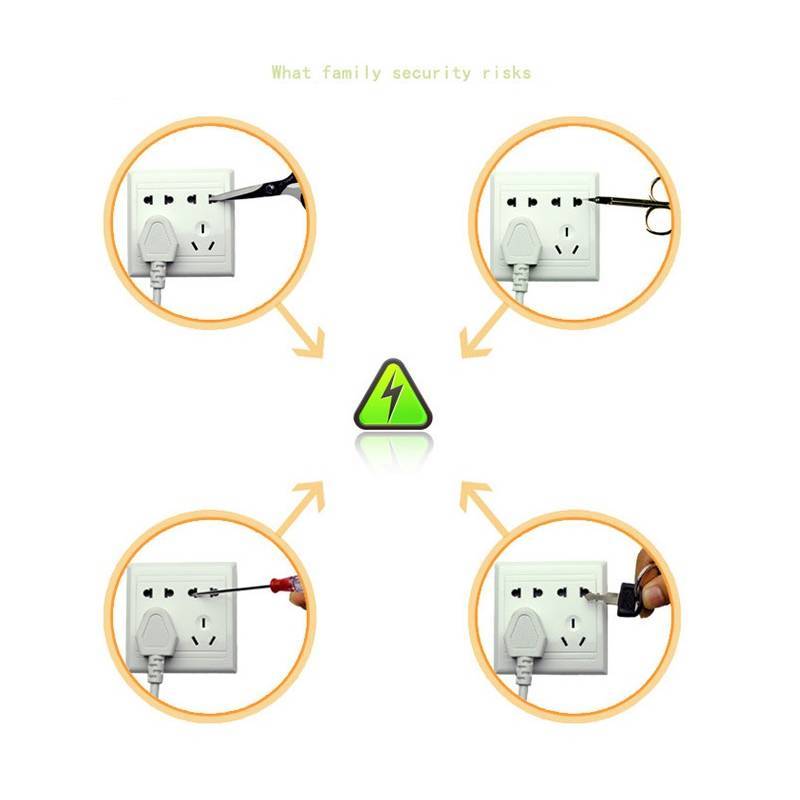 Child Safety Outlet Cover With Secure Seal For Home Childproofing And Electrical Protection