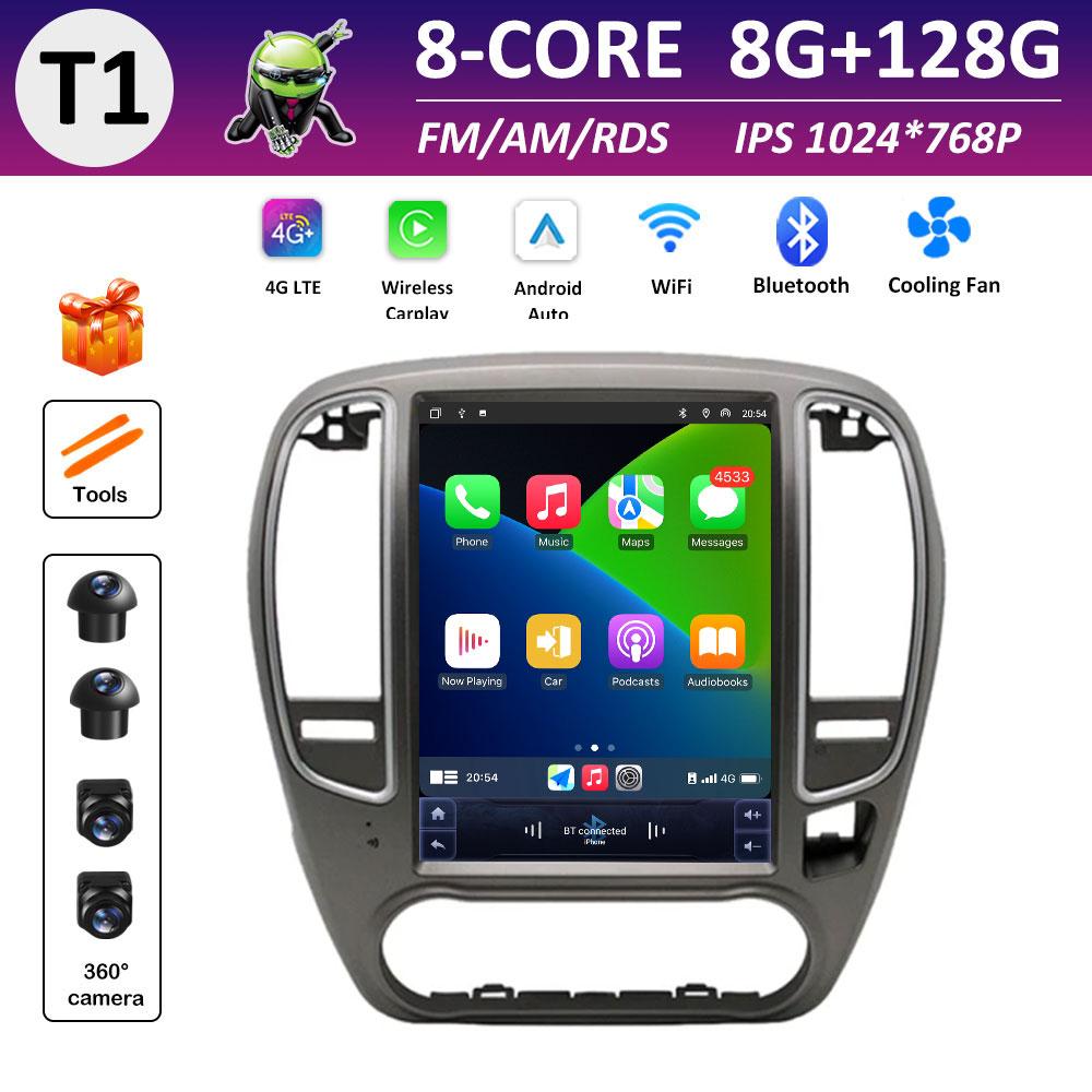 GPS Navigation Android OS for Nissan Bluebird Sylphy G11 2005 2006 2007 2008 - 2012 IPS Touch Screen DSP Stereo Wireless Carplay