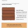 Anti-Corrosion Interlocking Wood-Plastic Outdoor Flooring for Balcony, Terrace, and Courtyard Renovation