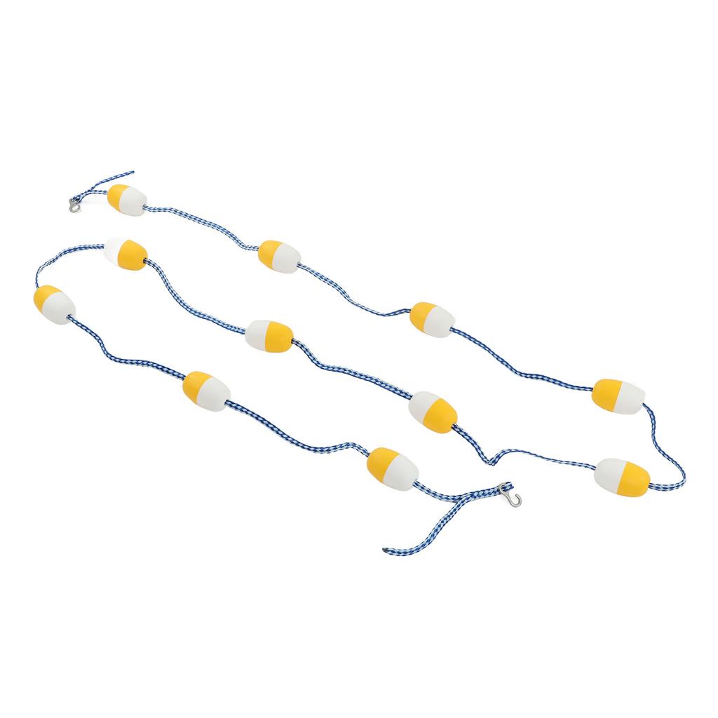 Πλωτή Γραμμή Λωρίδας 5M 7CM PVC Επαναχρησιμοποιήσιμη Σχοινί Διαιρέτη Ασφαλείας Πισίνας για Εσωτερική Πισίνα