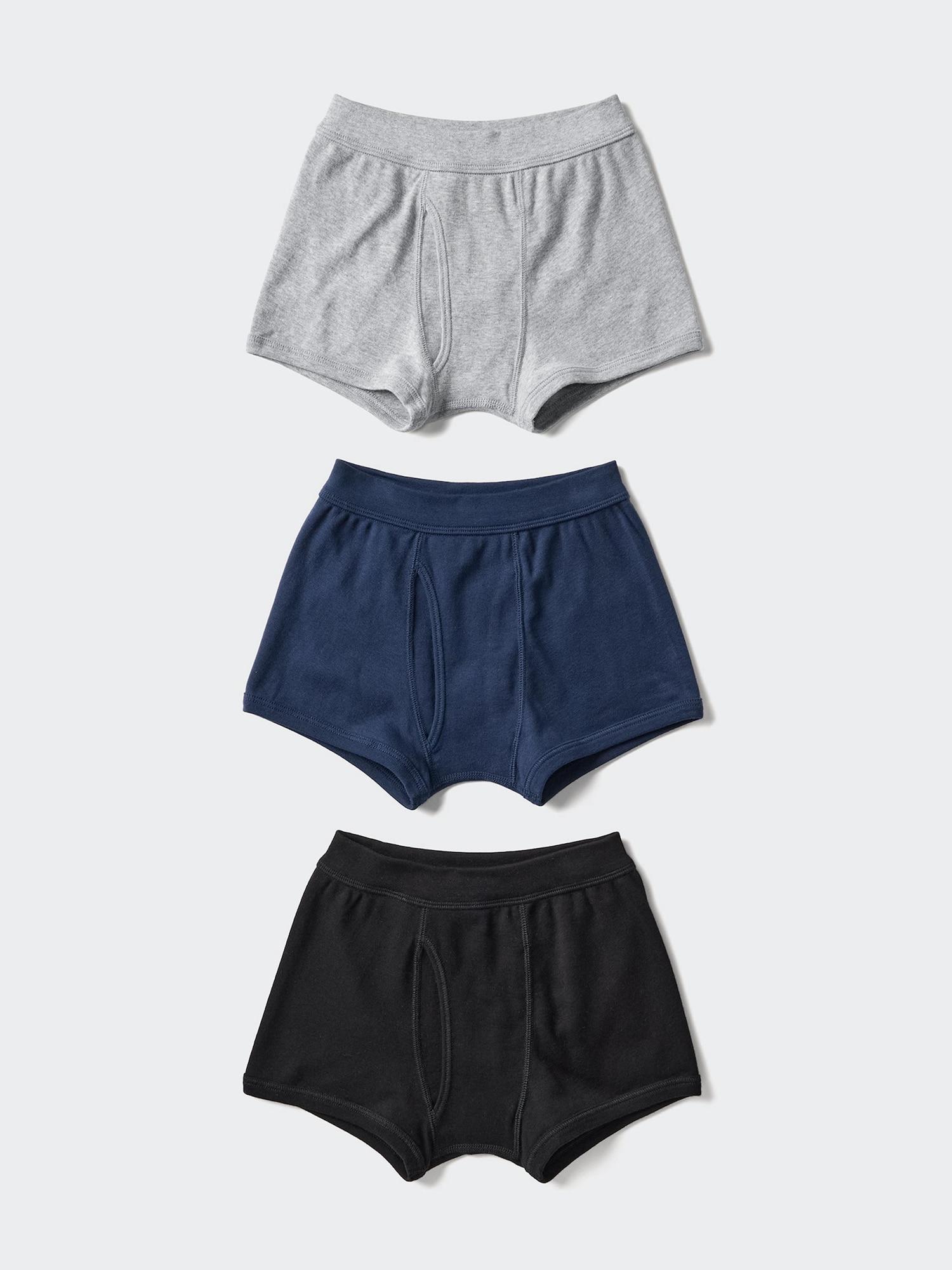 

Трусы-боксеры Uniqlo Boys 3p 03 GRAY/KIDS 140