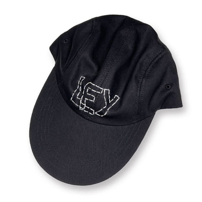 

NOUGHT LEY Handstitch Long Brim Cap / Black free