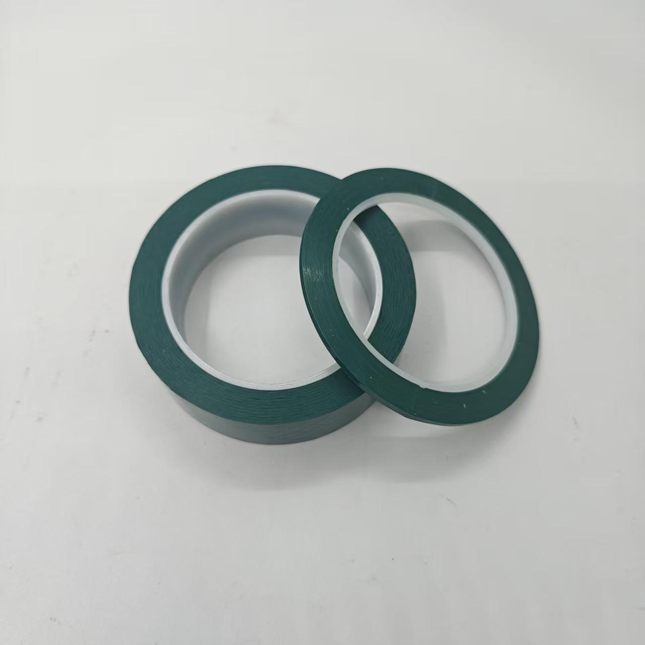 High-Temperature Colored Mylar Insulating PET Tape for 5S Desktop Marking Green; 3MM*66M*1 roll