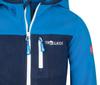 Trollkids Kids Stavanger Jacket Fleece Jacket for Children with a Hood Zip-up Blue (706-160)