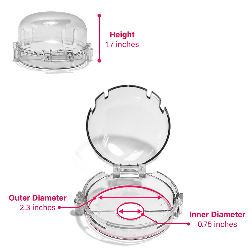Stove Knob Covers for Child Safety by Kiddigard - Small to Medium Sized Clear Kitchen Stove Knob Covers for Child & Baby Safety – Value for Money