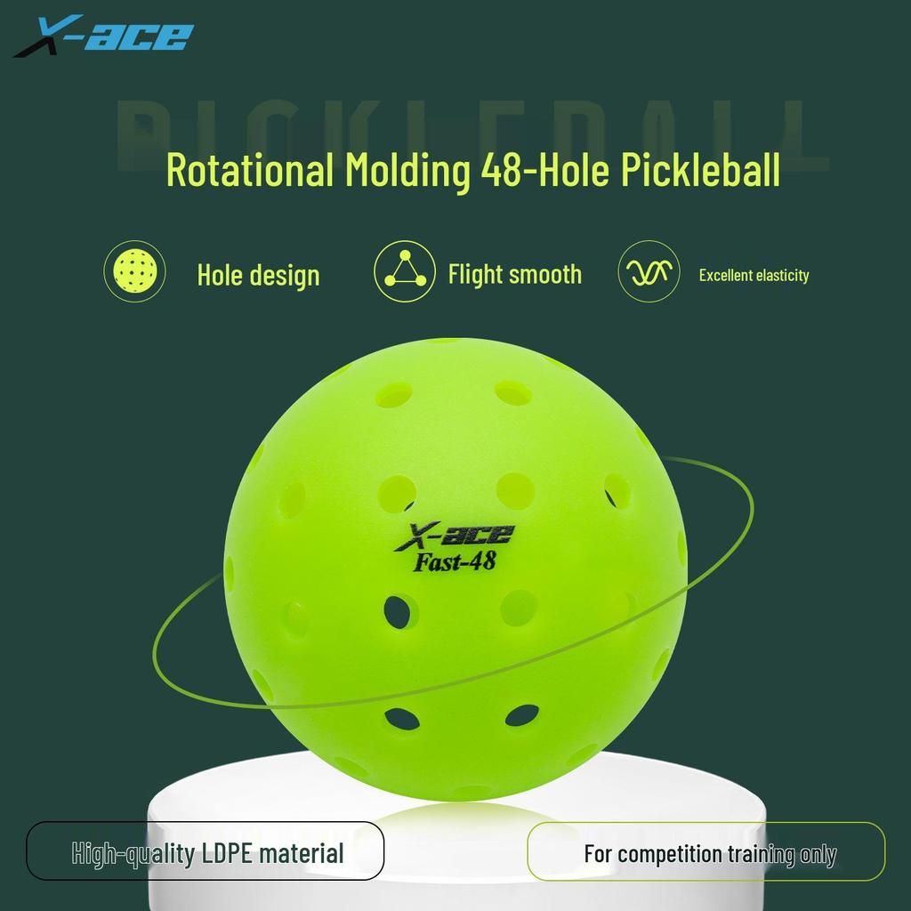 48-Hole Professional Outdoor Pickleball Court Ball for Competition & Training
