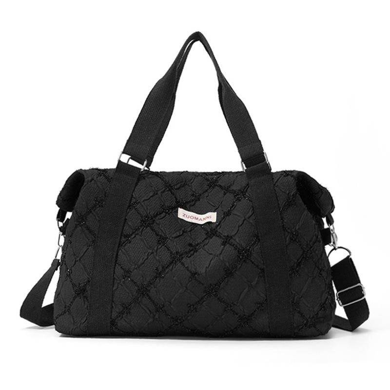 

Дорожная сумка, сумка для фитнеса, сумка для хранения, легкая, большой вместимости, сумка для багажа для коротких поездок чёрный