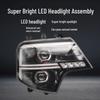 Super Bright LED Headlight Assembly for Sinotruk Howo T7H - Modified A7/T5G/TX/T6G Bi-Xenon