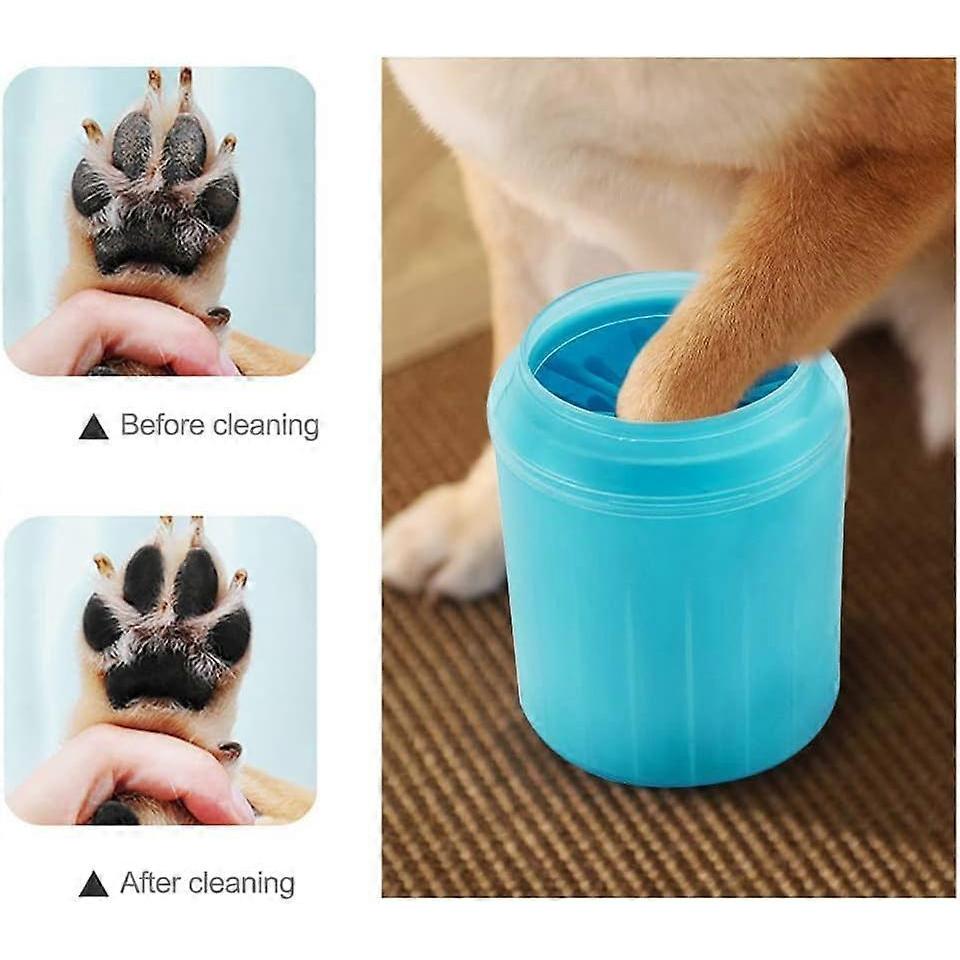 Paw Cleaning Brush - Washing Dog Paws, Portable Glass for Pets, Cats, Cleaning Dog Paws for Cleaning Hair and Nails,2024 Ping