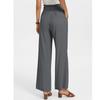 Women Elastic High Waist Pant Casual Fit Wide Leg Long Pants Trousers With Pockets