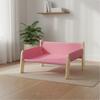 Versatile-Use Design Cat Dog Lounge Chair Removable and Washable Solid Wood Pet