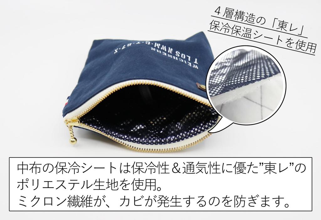 Insulated Mini Snack Candy Small Item Canvas Pouch, Pouch, Pouch, Pouch, (navy)