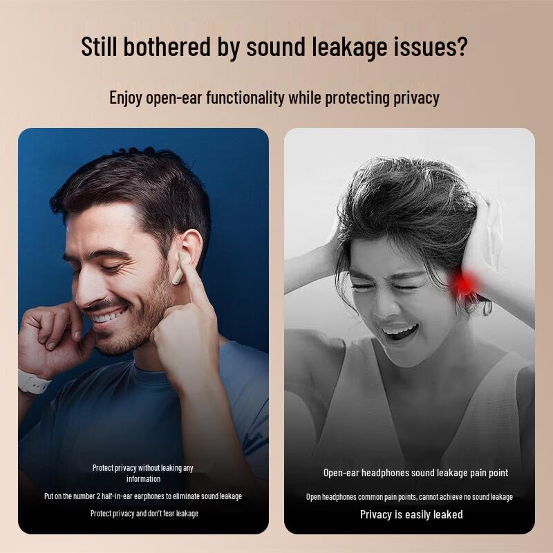 OKSJ Open-Ear Bone Conduction Sports Bluetooth Headset