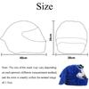 Rabbit Ear Cute Full Face Motorcycle Helmet Cover Cartoon Plush Fluffy Funny Protection Decoration Cap for Fun Ride and Gift