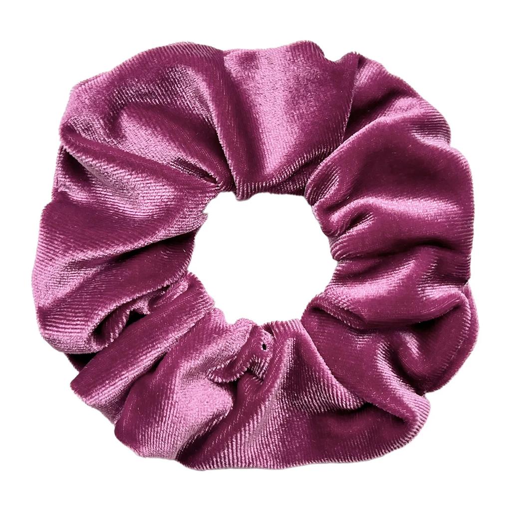45 Colors Large Vintage Velvet Scrunchies Girls Elastic Hair Bands Ponytail Holder Ties Rubber Bands Fashion Women Accessories