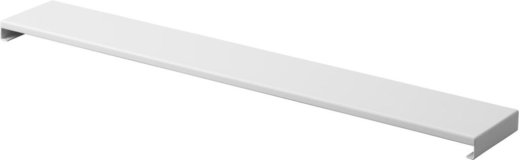 Yamazaki Exhaust Vent Cover, Flat Type, W60, White, W63 x D10 x H2.5cm, Plate Type, Thin, Oil Splatter Guard, Easy to Clean, 2903
