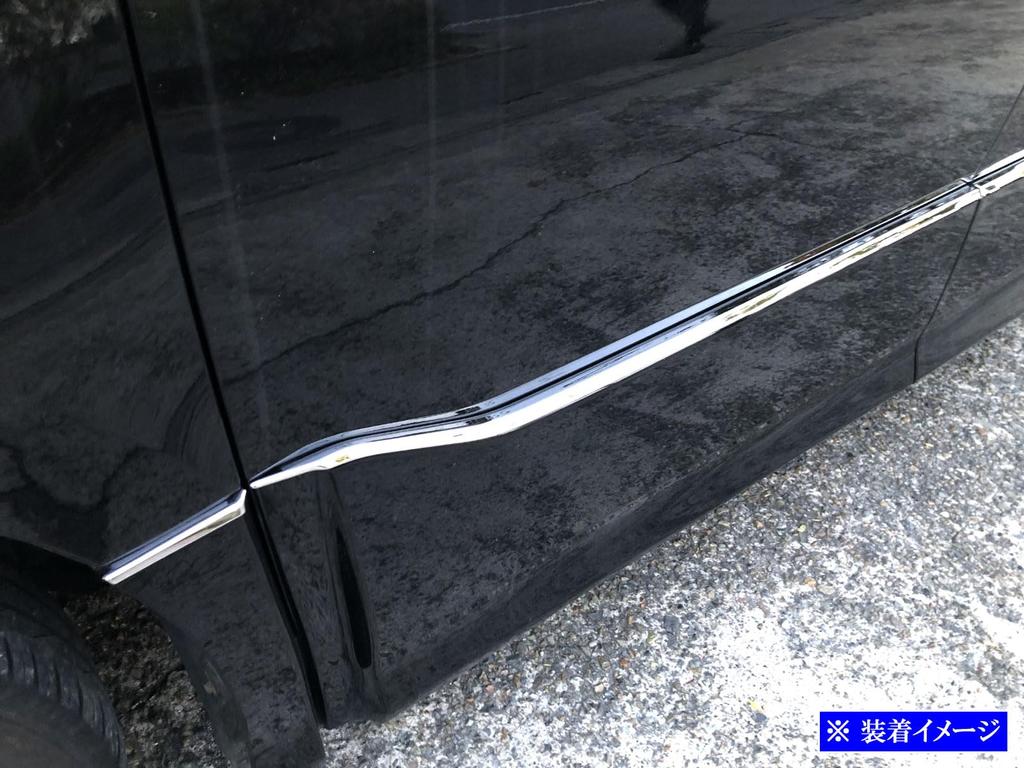 BRIGHTZ Ultra-Mirror Finish Stainless Steel Side Door Moulds (8-Piece Set) for Toyota Noah 80/85 (ZWR80W, ZRR80W, ZRR85W, ZWR, ZRR, WR80, RR85) (SID-M