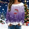 Christmas Sweatshirts For Women Knit Sweater Cute Shirt Fall Crewneck Pullover Tops