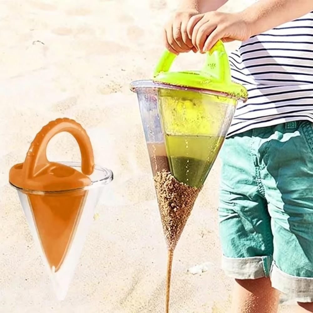 Handheld Beach Sand Funnel Multifunctional Overflow Funnel Toy Creative Sand Funnel Toy Beach Play