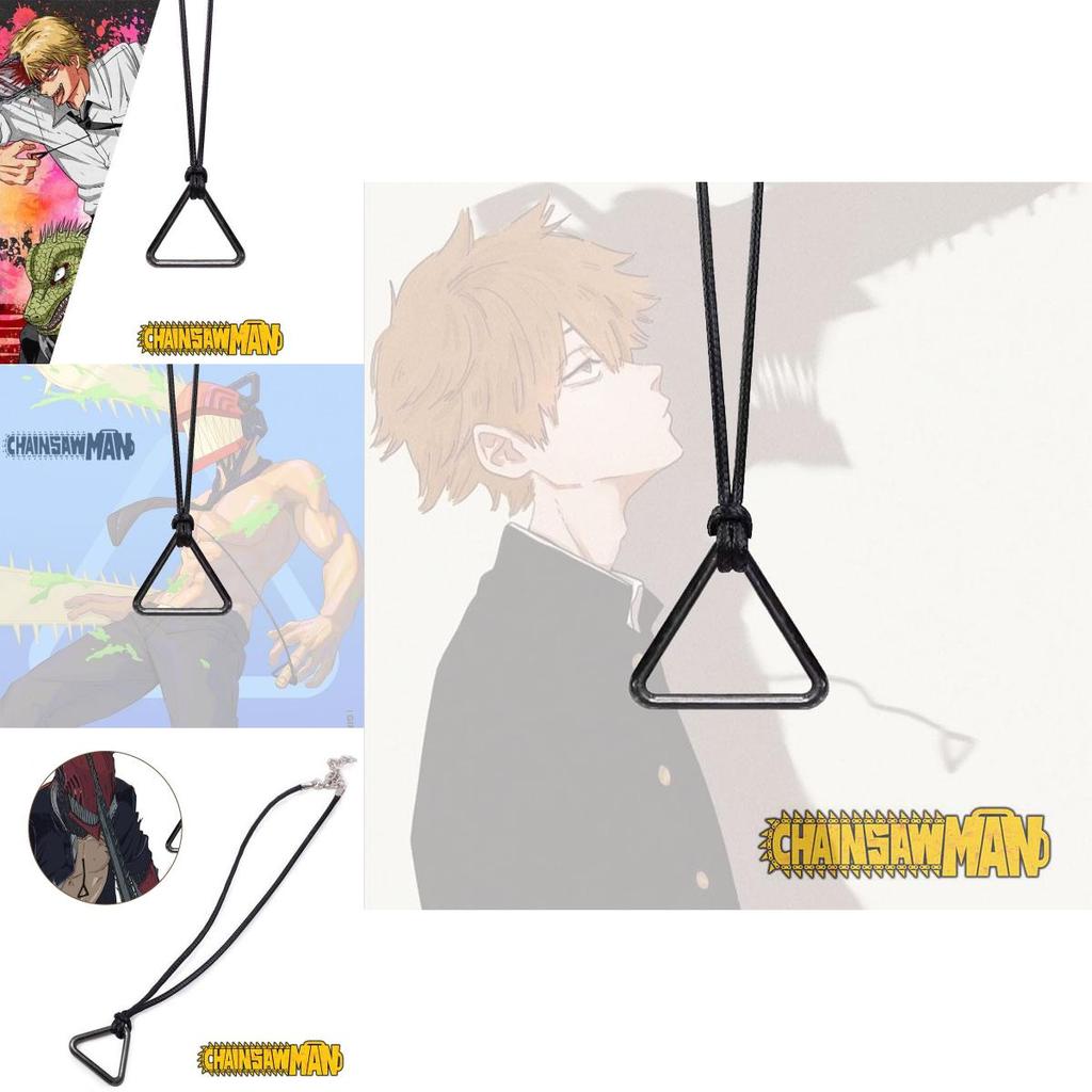 Stilvolle Anime Chainsaw Man Halskette mit Verwandlungs-Requisite Schmuck für Fans Sammlung