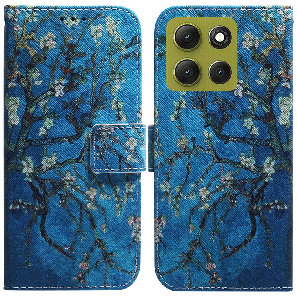 For Motorola Moto G86 5G Wallet Case Pattern Print Leather Phone Cover