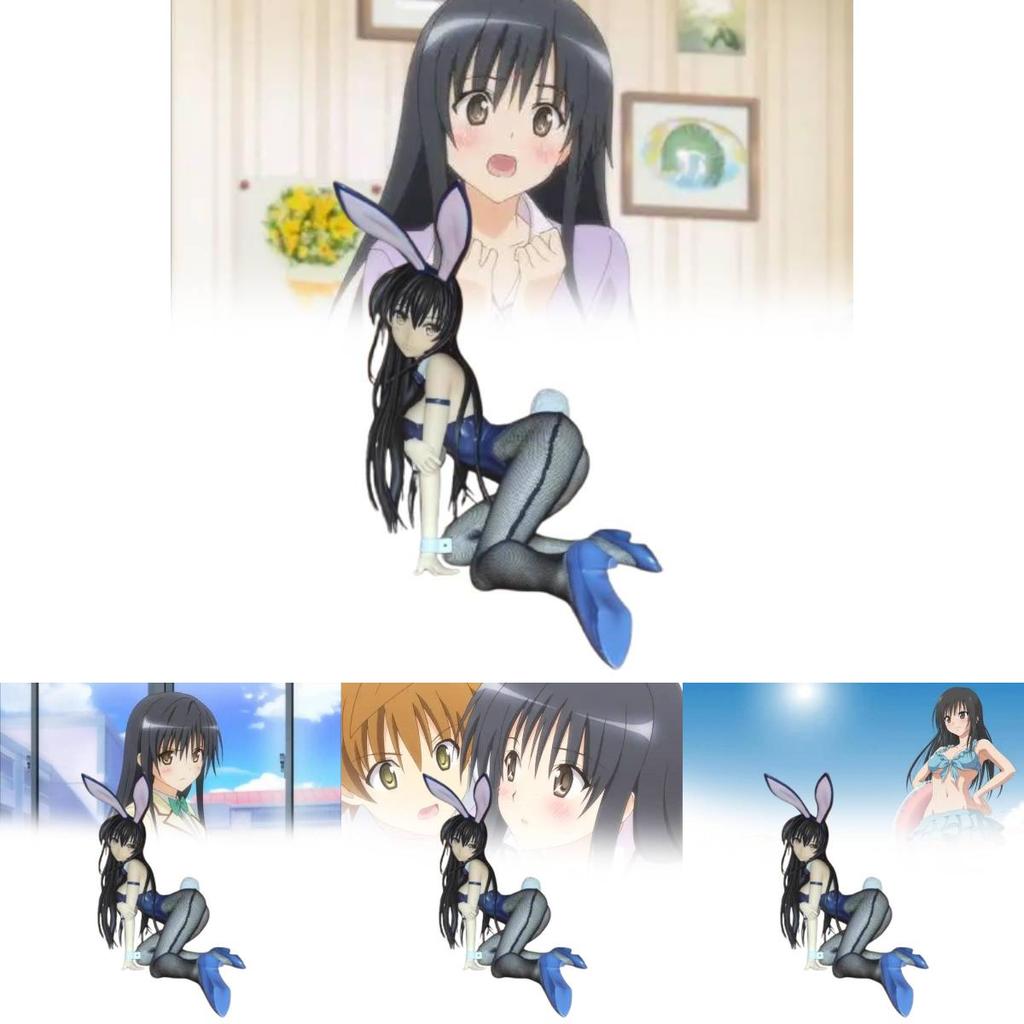 Stunning 1/6 Scale Yui Gokoshikawa Bunny Girl Figure Pvc Collectible Model