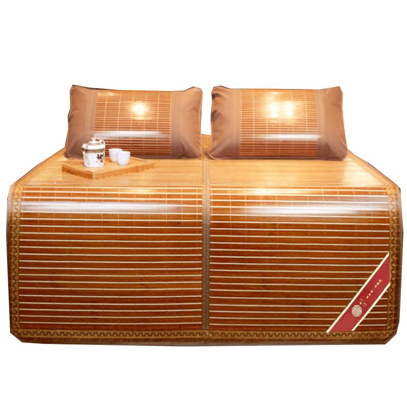 Nanjiren Foldable Natural Carbonized Bamboo Cooling Mat 90 x 190 cm