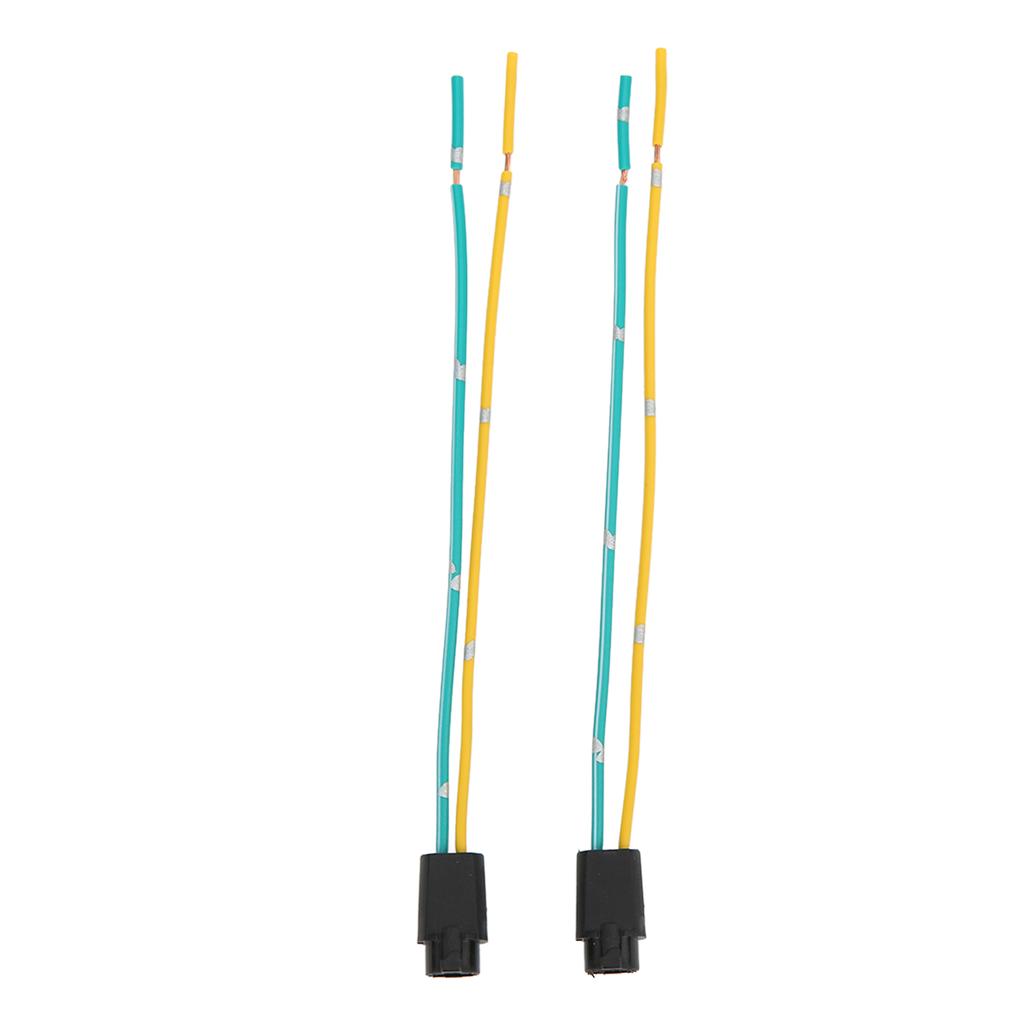 2pcs Bulb Base 12V Heat Resistant T5 LED Light Bulb Sockets with Wire for Industrial Equipment