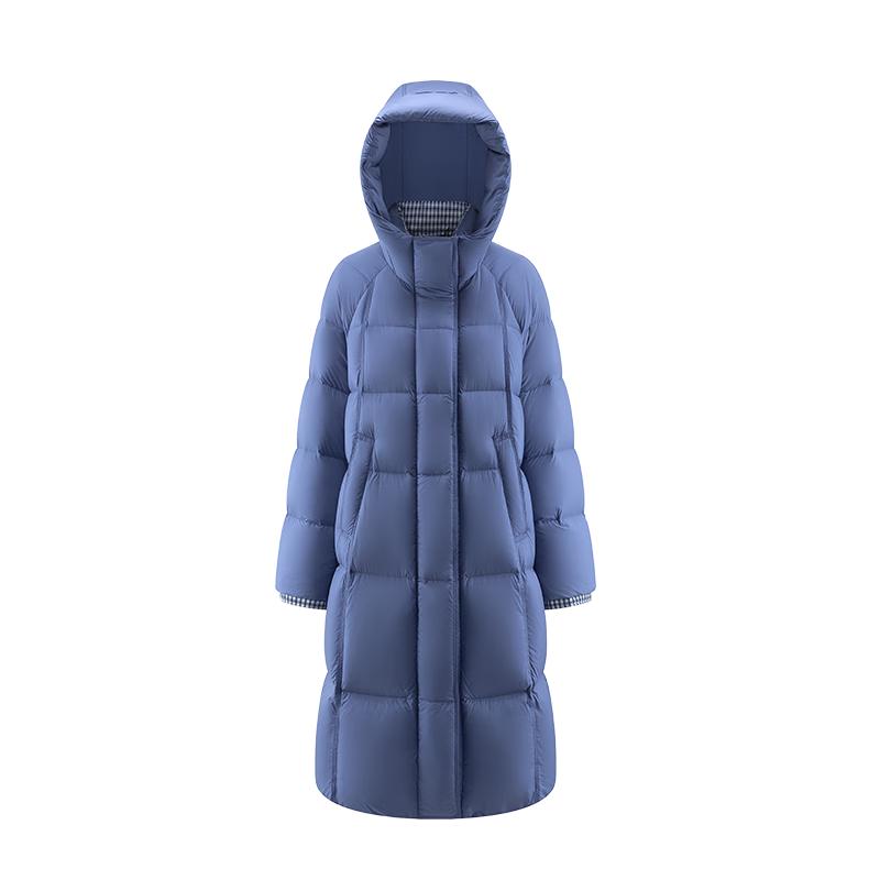Ailalayi Women's Long Puffer Hooded Down Jacket
