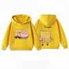 Potdemiel SpongeBob and Patrick Children's Hoodies 3-12Y, Sports Casual Cute, Autumn Winter Warm Hoodies