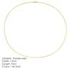 Steel Necklace Round Snake Chain for Women Simple Light Luxury Plain Chain Couple Clavicle Chain European and American Fashion Snake Bone Chain