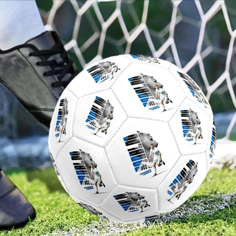 Cristiano Ronaldo23 Size 5 Football Machine-Stitched Indoor/Outdoor Training and Matches Surprise Collection Gift