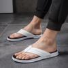 2024 Sommer Neue Mode Herren Sandalen Echtleder Slipper Bequeme Flip Flops Coole Strandschuhe