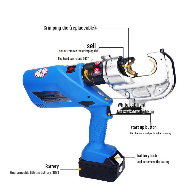 Taiyou EZ-400 Electric Hydraulic Crimping Tool CN Plug (adapter Included)