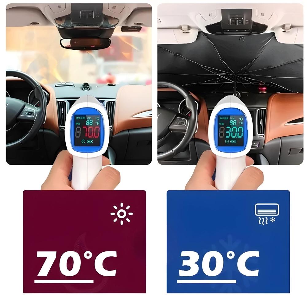 Ψυχρό κάλυμμα ηλίου για το παρμπρίζ του αυτοκινήτου