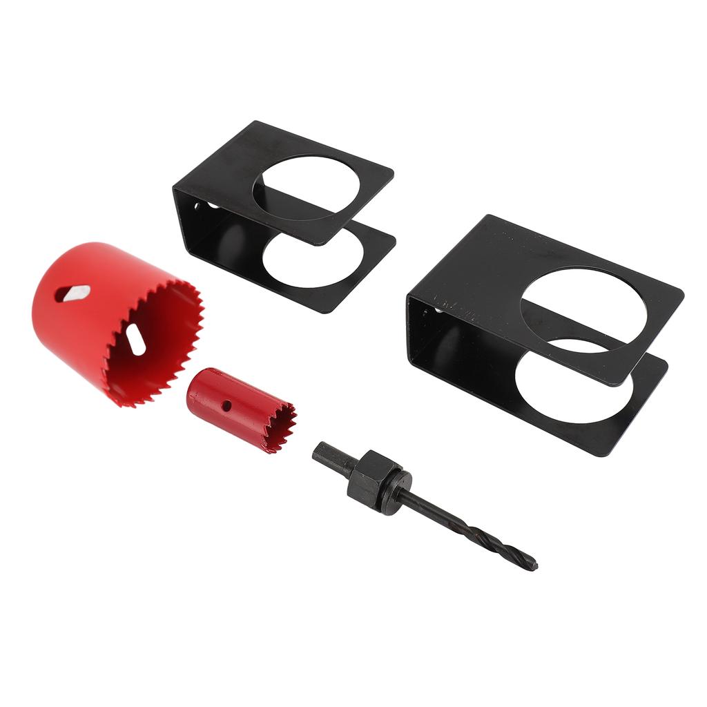 1?3/8 Zoll?1?3/4 Zoll Tür-Eingangsschloss Installationsset mit Führungsschablone Tür-Eingangsschloss Lochsäge