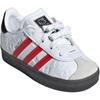 Hello Kitty x adidas Gazelle Komfortlukking EL I 50-årsjubileum Babysneakers Hvit Skyhvit Rød IH9956