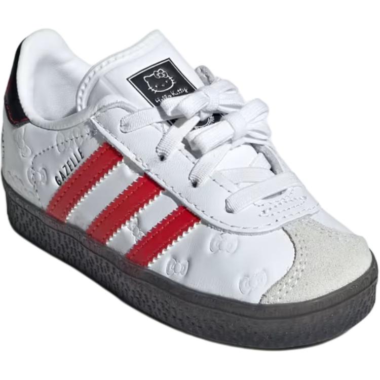 Hello Kitty x adidas Gazelle Komfortlukking EL I 50-årsjubileum Babysneakers Hvit Skyhvit Rød IH9956