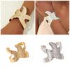 Multipurpose Gold Tone Starfish Bracelet for Trendy Women Offering Adjustable Fit and Sturdy Alloy Construction