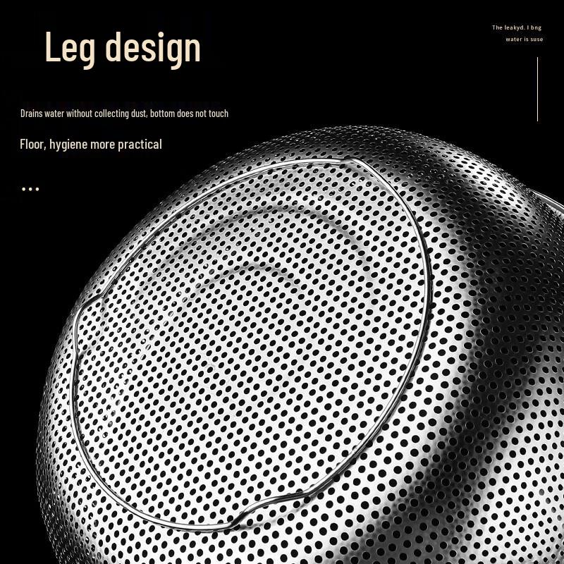 Stainless Steel Fine Mesh Strainer & Solid Basin Set