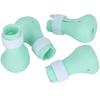 4pcs AntiScratch Cat Foot Covers   Silicone Pet AntiOff Claw Shoes Boots Cover(Mint Green )