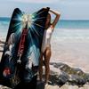 Classic Vintage Anime D-death N-Note Microfiber Blanket Quick Drying Beach Towels Oversized Printing Super Absorbent Pool Towel