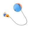 Cat Automatic Moving Ball with Plush Feather Pendant Intelligent Sensor Self Rotating Cat Toy Blue